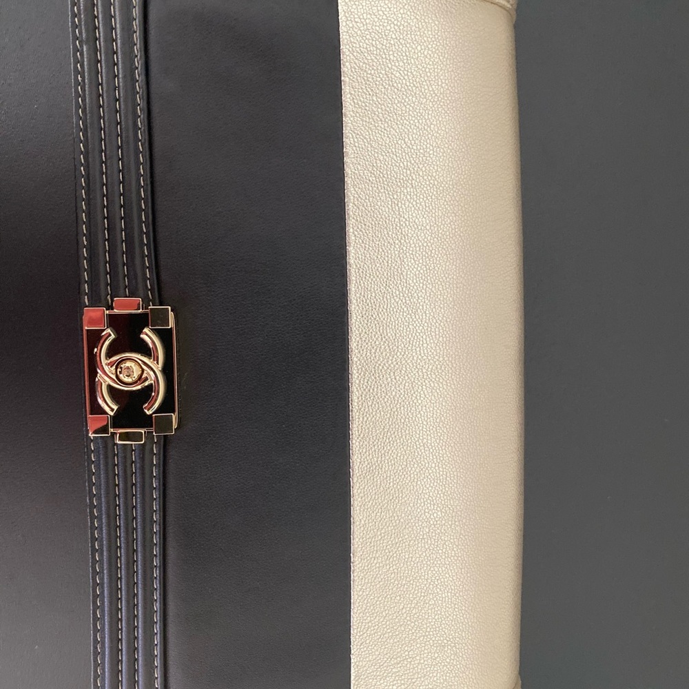 Chanel Bicolor Boy clutch